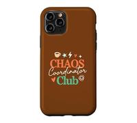 Carcasa para iPhone 11 Pro Divertido diseño de Chaos Coordinator, Bonito y Ocupado, Amante del café