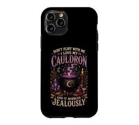 Carcasa para iPhone 11 Pro Divertido diseño gótico de Halloween del caldero Witchcore