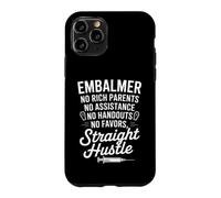 Carcasa para iPhone 11 Pro Divertido embalsamador Diciendo Que no Hay Padres Ricos ajetreo Recto