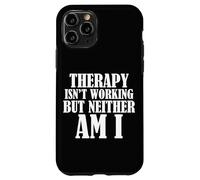 Carcasa para iPhone 11 Pro Divertido Humor Oscuro Caos Mental Lucha Burnout