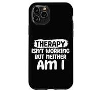 Carcasa para iPhone 11 Pro Divertido Humor Oscuro Caos Mental Lucha Burnout