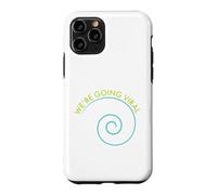 Carcasa para iPhone 11 Pro Divertido Juego de Palabras de microbiología Nos Estamos volviendo virales
