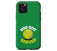Carcasa para iPhone 11 Pro Divertido Juego de Palabras de «You Got Served», Bonita Pelota de Tenis
