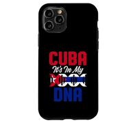 Carcasa para iPhone 11 Pro Divertido Orgullo de la Bandera de Cuba ADN Amor Cubano Americano Broma Orgullosa