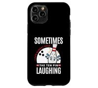 Carcasa para iPhone 11 Pro Divertido Regalo de Bolos Sometimes I Hear Ten Pin Laughing