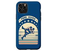 Carcasa para iPhone 11 Pro Divertido Retro Wrestling Freestyle Grappling Sports Free Hugs