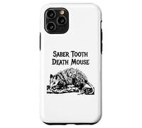 Carcasa para iPhone 11 Pro Divertido Sable Diente Muerte Ratón Mal Nombre Animal Incorrecto Broma Estúpida