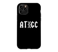 Carcasa para iPhone 11 Pro Divertidos Pares de Bases de ADN ATGC Maestro de Ciencias de biología Molecular
