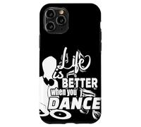 Carcasa para iPhone 11 Pro DJ - Tocadiscos Notas Musicales House Techno