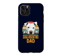 Carcasa para iPhone 11 Pro Dogo Argentino Dog Dad Retro Vintage Mis Perros Son Mi Cardio