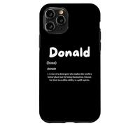 Carcasa para iPhone 11 Pro Donald Definition Personalized Trump Name Costume For Donald