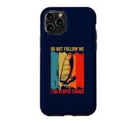 Carcasa para iPhone 11 Pro Don't Follow Me I Do Stupid Things Retro Windsurf