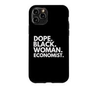 Carcasa para iPhone 11 Pro Dope Black Woman Economista Economistas afroamericanos