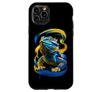 Carcasa para iPhone 11 Pro Dragón Barbudo Colorido Lagarto Reptil Exótico Gecko Iguana
