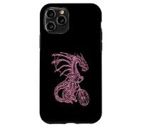 Carcasa para iPhone 11 Pro Dragon Cycling Bicycle - Bicicleta Divertida para Montar en Bicicleta