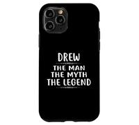 Carcasa para iPhone 11 Pro Drew The Man The Myth The Legend Camiseta Nombre Drew