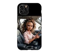 Carcasa para iPhone 11 Pro Driving To Work Meme Funny