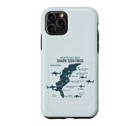Carcasa para iPhone 11 Pro East Coast Shark Sightings Cool Map