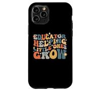 Carcasa para iPhone 11 Pro Educador Ayudando a Pequeñas Mentes a Crecer, Escuela de Maestros de Preescolar