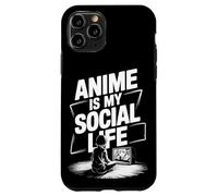 Carcasa para iPhone 11 Pro El Anime es mi Vida Social, Divertido diseño de Cultura Otaku para fanáticos de Japón