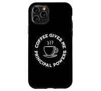 Carcasa para iPhone 11 Pro El café me da Poderes Principales Amante del café Divertido