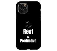 Carcasa para iPhone 11 Pro El Descanso es motivación productiva de autocuidado para el Bienestar de Las Mujeres