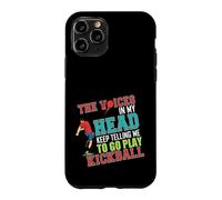 Carcasa para iPhone 11 Pro El Equipo de Kickball regala Voces en la Cabeza Dicen Que Hay Que Jugar al Kickball