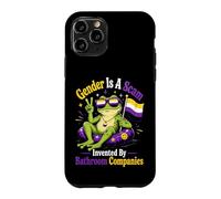 Carcasa para iPhone 11 Pro El género es una estafa Bandera de Enby de Rana no binaria
