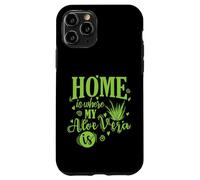Carcasa para iPhone 11 Pro El hogar es Donde mi Aloe Vera es Medicinal Planta