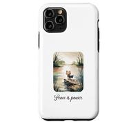 Carcasa para iPhone 11 Pro El Lindo Gato Peace Is Power de Calm Lake Art