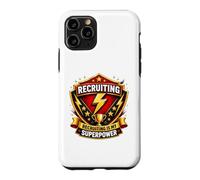 Carcasa para iPhone 11 Pro El reclutamiento de Agentes de Personal es mi superpoderoso reclutador Divertido