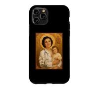 Carcasa para iPhone 11 Pro Elegante Icono católico de Santa Gianna Beretta Molla