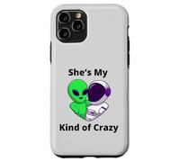 Carcasa para iPhone 11 Pro Ella es mi Tipo de Pareja Loca Diseño Nerd Love
