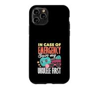 Carcasa para iPhone 11 Pro En Caso de Emergencia Guardar mi Ukelele Primer músico