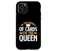 Carcasa para iPhone 11 Pro En el Mundo de Las Cartas im The Queen Trading Card