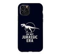 Carcasa para iPhone 11 Pro En mi era jurásica, Divertidos fósiles prehistóricos de Dinosaurios T-Rex