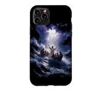 Carcasa para iPhone 11 Pro Epic Bible Story Christian Graphic - Jesus Calming The Storm