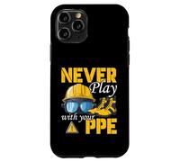 Carcasa para iPhone 11 Pro EPP Seguridad para Trabajadores de la construcción Nunca juegue con su EPP
