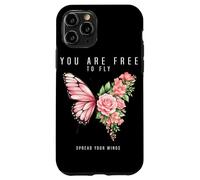 Carcasa para iPhone 11 Pro Eres Libre de Volar extiende Tus alas Mariposa