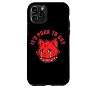 Carcasa para iPhone 11 Pro Es Punk Llorar lágrimas de Gato