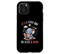 Carcasa para iPhone 11 Pro Es un Buen día para Leer un Libro Amantes del Espacio Amantes de los Libros Divertidos