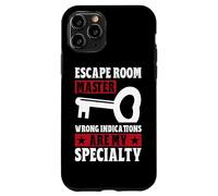 Carcasa para iPhone 11 Pro Escape Room Master Las indicaciones equivocadas Son mi Juego de especialidad
