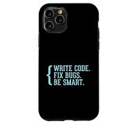 Carcasa para iPhone 11 Pro Escriba código, corrija Errores, Sea un desarrollador Inteligente de programación y codificación