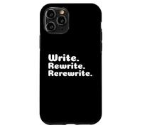 Carcasa para iPhone 11 Pro Escribe. Reescribir. Volver a Escribir. Escritura de Novedad Escritores Escritores