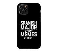 Carcasa para iPhone 11 Pro Español Mayor De Día Memes Noche Diversión Estudiante Hispana Latina