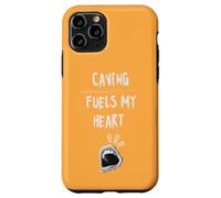 Carcasa para iPhone 11 Pro Espeleología alimenta mi corazón Cave Explorer Espeleología Pasatiempo