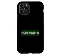 Carcasa para iPhone 11 Pro Esperanto - Diseño de Texto de lenguaje de Estilo Retro de los años 70