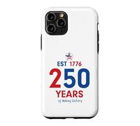 Carcasa para iPhone 11 Pro EST 1776 250 Years of Making History Patriotic American USA