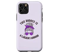 Carcasa para iPhone 11 Pro Este Badass ES UN Guerrero DE SJOGREN Purple Ribbon Meme