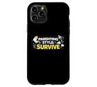Carcasa para iPhone 11 Pro Estilo de crianza Sobrevive Funny Parent Reality Identity